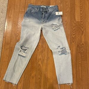 PAC sun ultra high rise slim fade out jeans